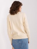 Sweter AT-SW-2235.00P jasny beżowy