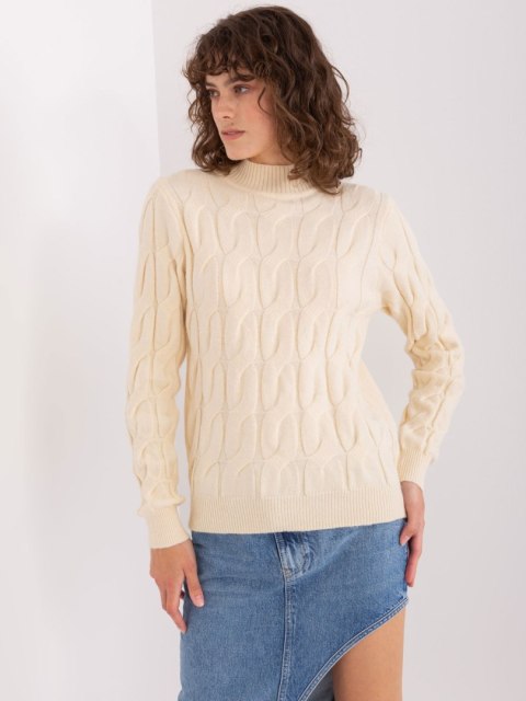 Sweter AT-SW-2235.00P jasny beżowy Sweter AT-SW-2235.00P jasny beżowy