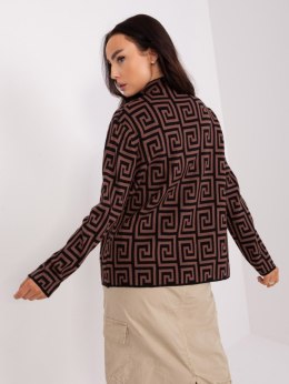 Sweter AT-SW-2341.00P ciemny brązowy