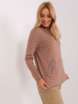 Sweter AT-SW-2341.00P jasny brązowy
