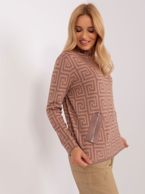 Sweter AT-SW-2341.00P jasny brązowy Sweter AT-SW-2341.00P jasny brązowy