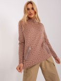 Sweter AT-SW-2341.00P jasny brązowy
