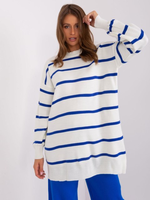 Sweter TO-SW-1309.31 kobaltowy Sweter TO-SW-1309.31 kobaltowy