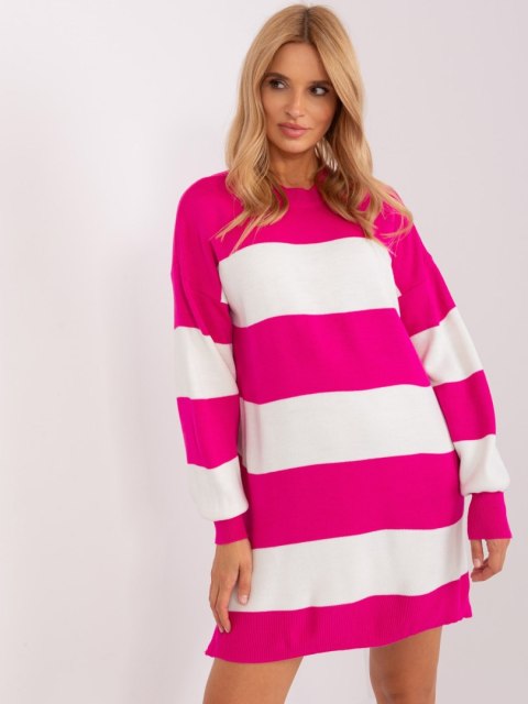 Sweter TO-SW-1311.09 fuksjowy Sweter TO-SW-1311.09 fuksjowy