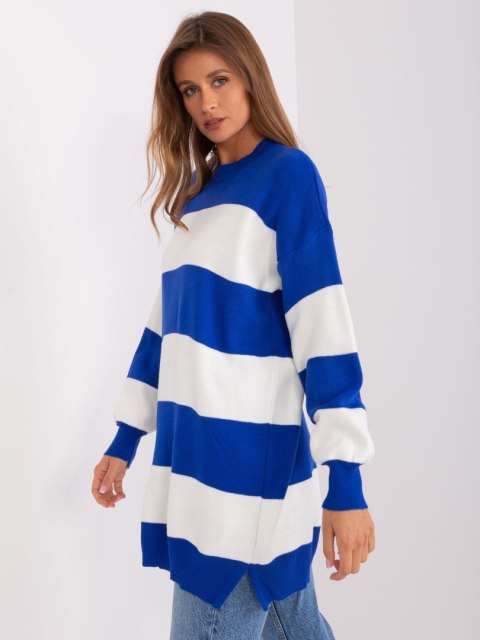 Sweter TO-SW-1311.09 kobaltowy Sweter TO-SW-1311.09 kobaltowy