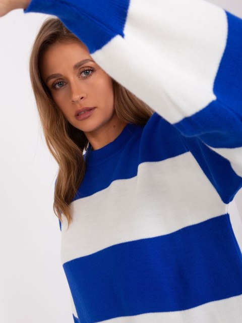 Sweter TO-SW-1311.09 kobaltowy Sweter TO-SW-1311.09 kobaltowy