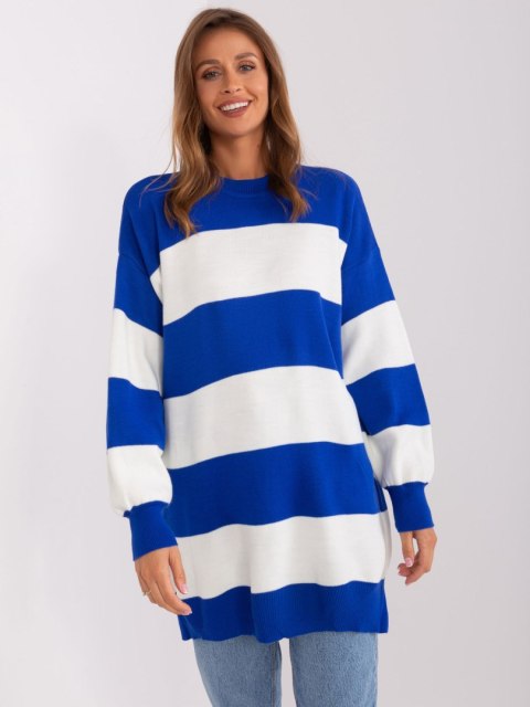 Sweter TO-SW-1311.09 kobaltowy Sweter TO-SW-1311.09 kobaltowy