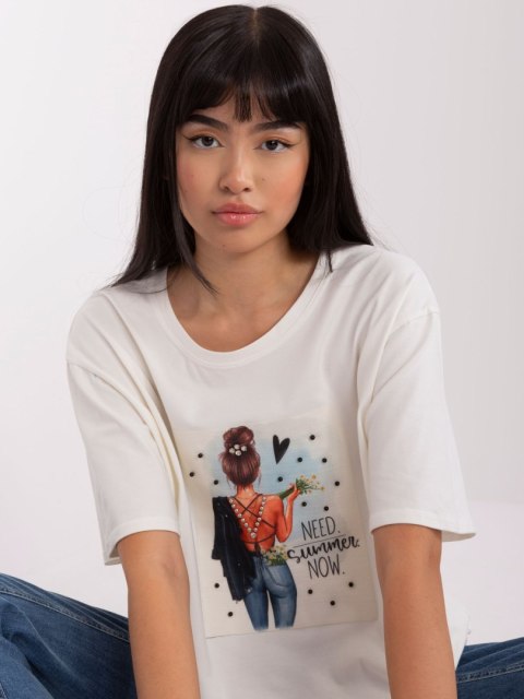 T-shirt LK-TS-509353.25P ecru