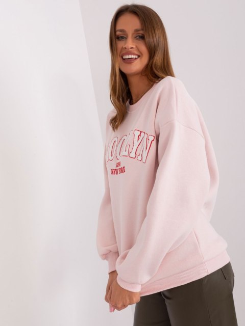 Bluza EM-BL-617-14.09 jasny różowy Bluza EM-BL-617-14.09 jasny różowy