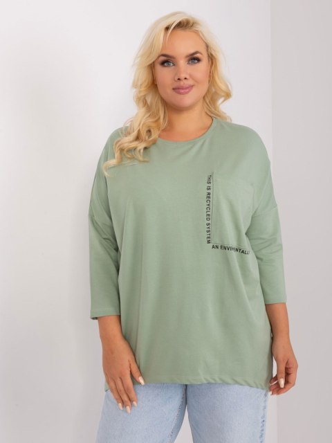 Bluzka RV-BZ-9088.53P pistacjowy Bluzka RV-BZ-9088.53P pistacjowy