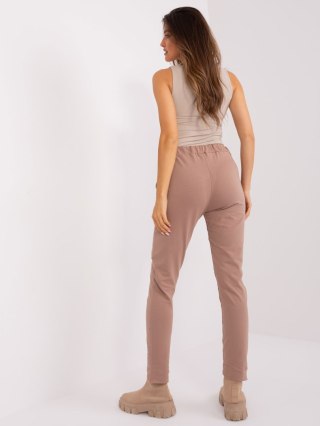 Spodnie dresowe RV-DR-8370-1.57P ciemny bezowy L/XL