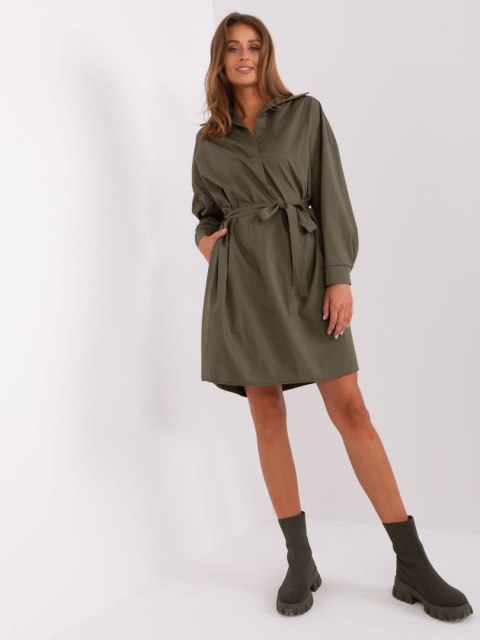 Sukienka CHA-SK-9010.70 khaki S/M