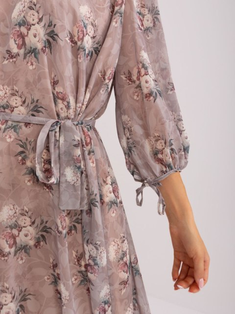 Sukienka LK-SK-509388.88 ciemny bezowy S/M