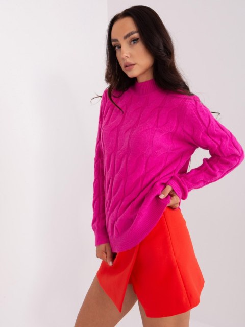 Sweter AT-SW-2235.00P fuksjowy Sweter AT-SW-2235.00P fuksjowy