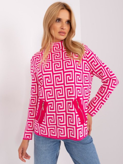 Sweter AT-SW-2341.00P fuksjowy Sweter AT-SW-2341.00P fuksjowy