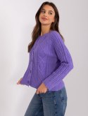 Sweter AT-SW-2346-2.99P fioletowy