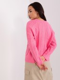 Sweter AT-SW-2346-2.99P różowy