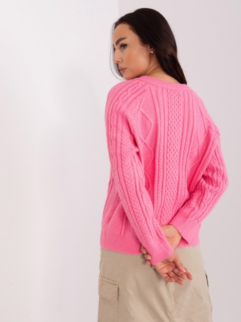 Sweter AT-SW-2346-2.99P różowy Sweter AT-SW-2346-2.99P różowy