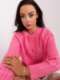 Sweter AT-SW-2346-2.99P różowy