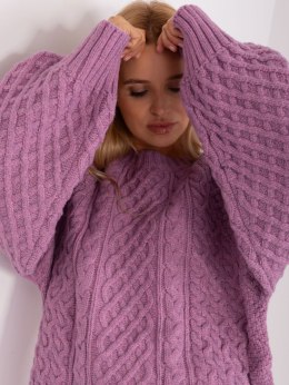 Sweter AT-SW-2367-2.64P fioletowy