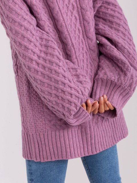 Sweter AT-SW-2367-2.64P fioletowy Sweter AT-SW-2367-2.64P fioletowy
