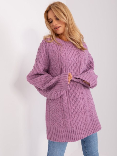 Sweter AT-SW-2367-2.64P fioletowy Sweter AT-SW-2367-2.64P fioletowy