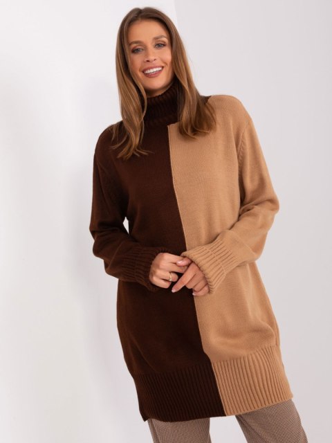 Sweter BA-SW-0234.65P ciemny brązowy Sweter BA-SW-0234.65P ciemny brązowy