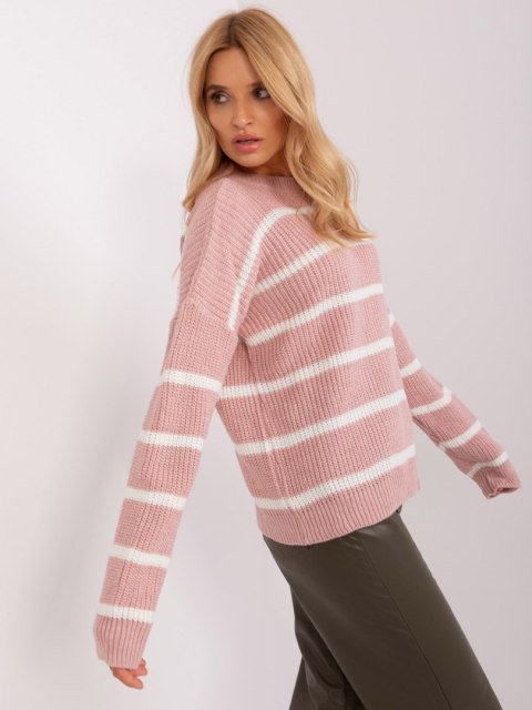 Sweter BA-SW-8025.38P ciemny różowy Sweter BA-SW-8025.38P ciemny różowy