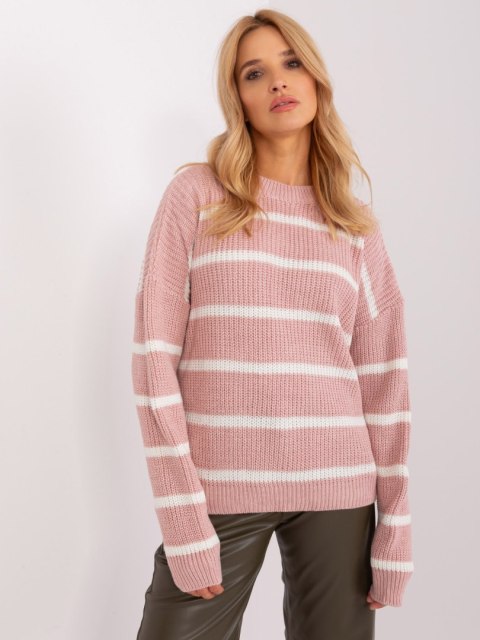 Sweter BA-SW-8025.38P ciemny różowy Sweter BA-SW-8025.38P ciemny różowy