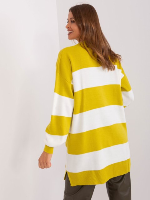 Sweter TO-SW-1311.09 oliwkowy Sweter TO-SW-1311.09 oliwkowy