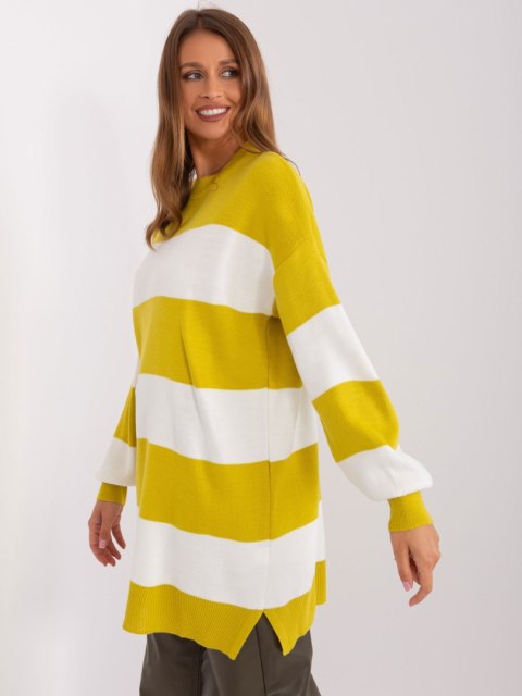 Sweter TO-SW-1311.09 oliwkowy Sweter TO-SW-1311.09 oliwkowy