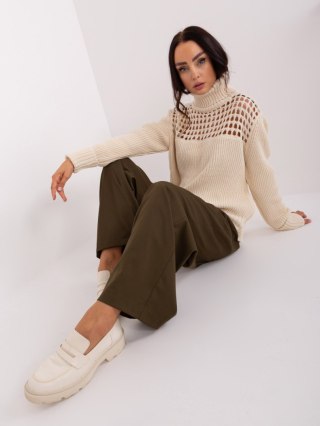 Sweter TO-SW-1909.11X jasny beżowy