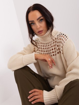 Sweter TO-SW-1909.11X jasny beżowy
