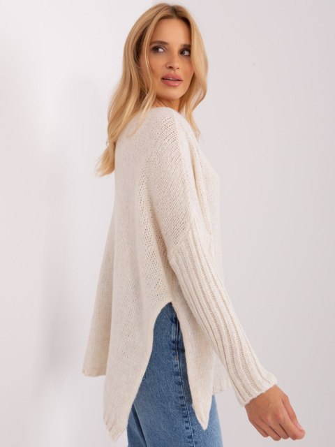 Sweter TW-SW-BI-559.45 jasny beżowy Sweter TW-SW-BI-559.45 jasny beżowy