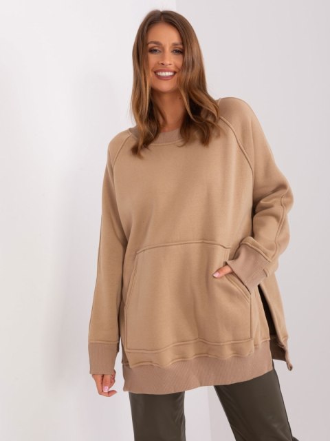 Bluza EM-BL-664.98P ciemny bezowy Bluza EM-BL-664.98P ciemny bezowy