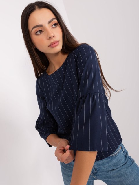 Bluzka LK-BZ-506434.33P granatowy 40