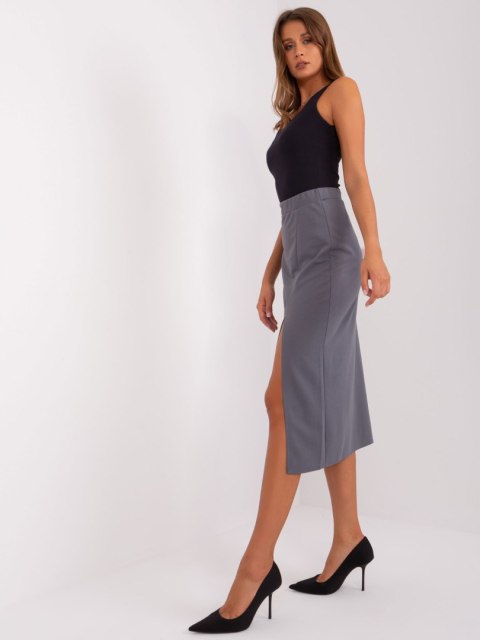 Spódnica LK-SD-509445.72P ciemny szary S/M