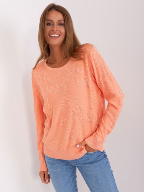 Sweter AT-SW-2231.99P brzoskwiniowy