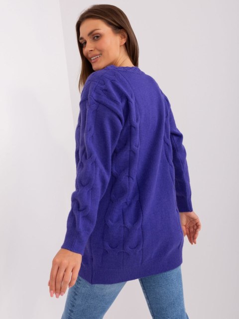 Sweter AT-SW-2241.36P fioletowy Sweter AT-SW-2241.36P fioletowy