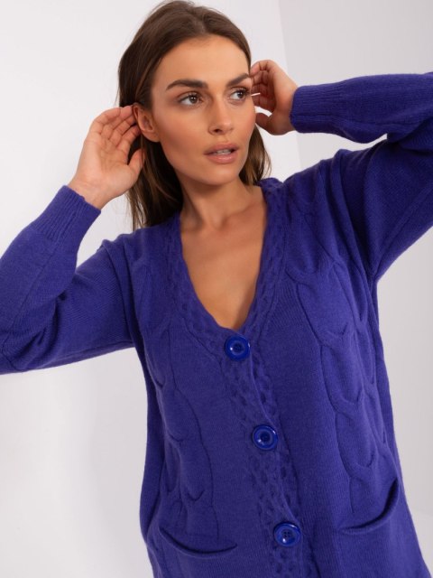 Sweter AT-SW-2241.36P fioletowy Sweter AT-SW-2241.36P fioletowy
