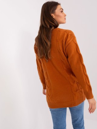 Sweter AT-SW-2241.36P jasny brązowy