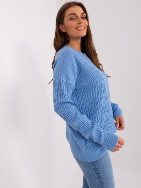 Sweter AT-SW-2338.14P niebieski Sweter AT-SW-2338.14P niebieski
