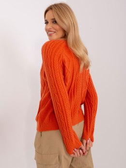 Sweter AT-SW-2346-2.99P pomarańczowy