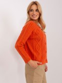 Sweter AT-SW-2346-2.99P pomarańczowy