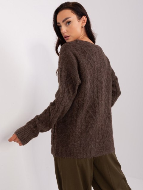 Sweter AT-SW-2358.31 brązowy Sweter AT-SW-2358.31 brązowy
