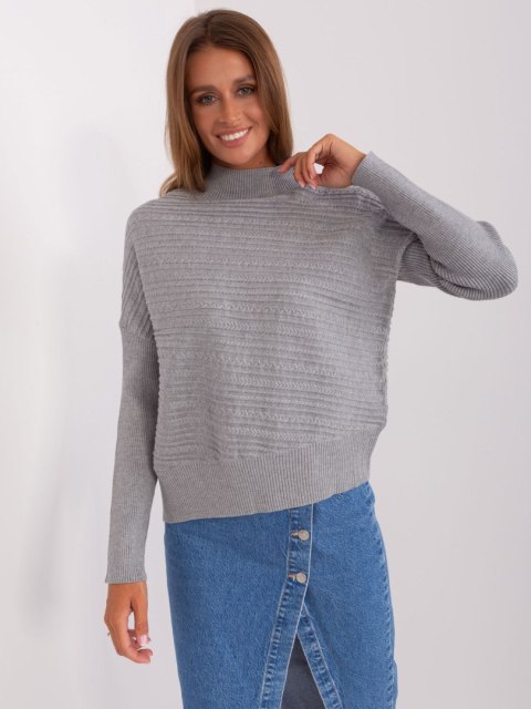 Sweter AT-SW-2368.36X szary Sweter AT-SW-2368.36X szary