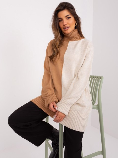 Sweter BA-SW-0234.65P camelowy Sweter BA-SW-0234.65P camelowy