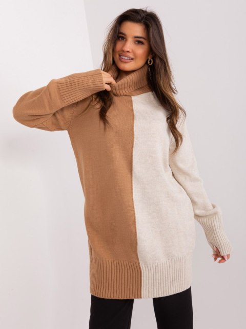 Sweter BA-SW-0234.65P camelowy Sweter BA-SW-0234.65P camelowy