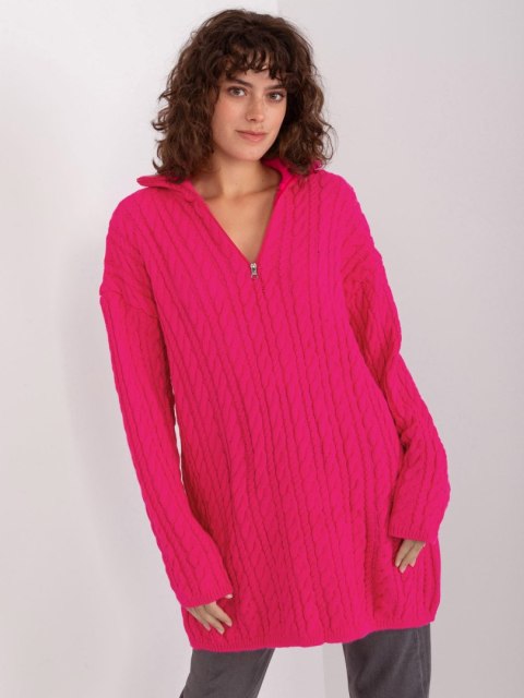Sweter BA-SW-0282.13P fluo różowy Sweter BA-SW-0282.13P fluo różowy