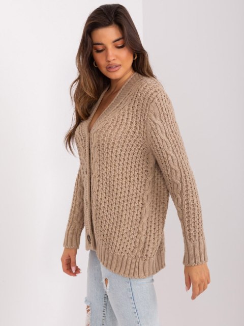 Sweter BA-SW-8001-1.16P ciemny bezowy Sweter BA-SW-8001-1.16P ciemny bezowy